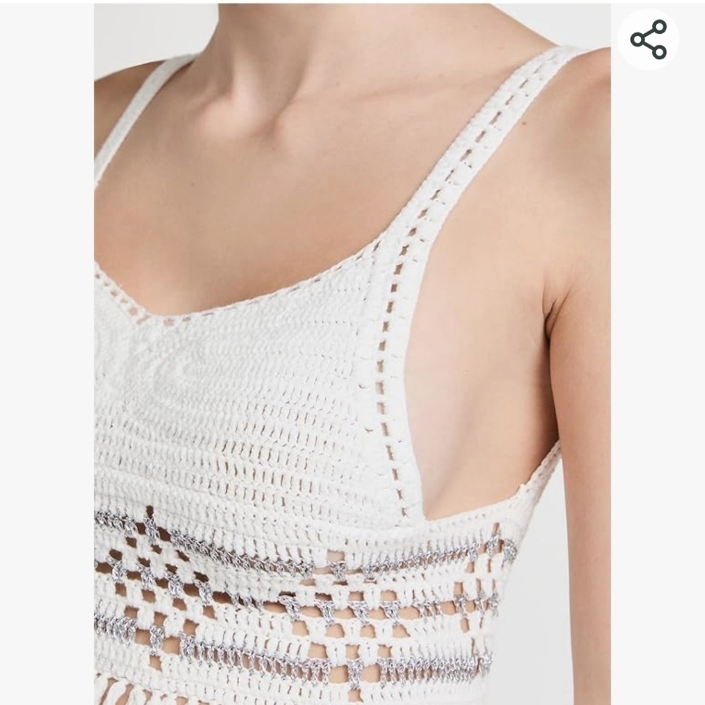 NWT✨️Misa Fringe Crochet Top Size Medium - Picture 5 of 14